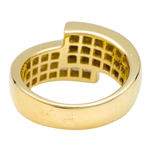 Bague 53.5 Bague toi & moi en or jaune et diamants. 58 Facettes 29959