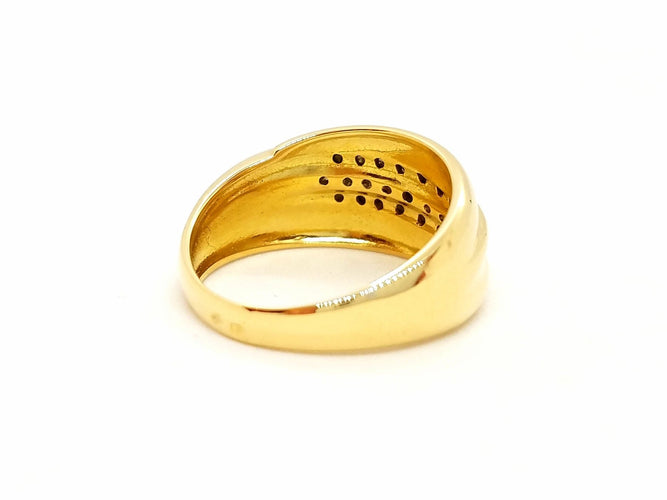 Bague 56 Bague Or jaune Diamant 58 Facettes 718702CN