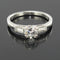 Bague 54 Solitaire diamant et diamants baguette 58 Facettes 16-060-54