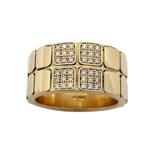 Bague 53 Bague Hermès, "Nil", or jaune, diamants. 58 Facettes 30085