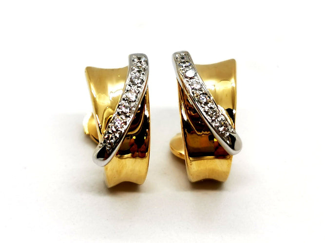 Boucles d'oreilles Boucles d'oreilles Or jaune Diamant 58 Facettes 1117930CN
