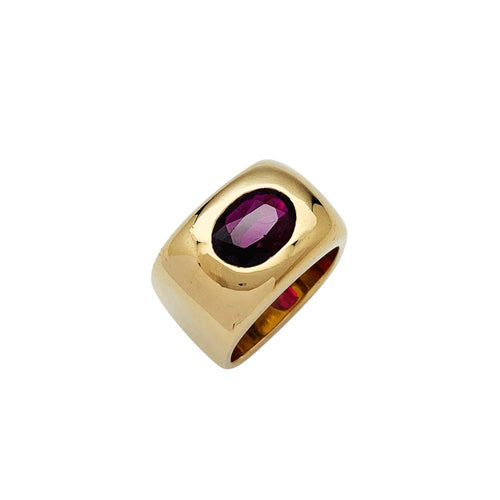 Bague 47 Bague Dinh Van, "Margot", or jaune et rubis 58 Facettes 30467