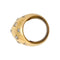 Bague 45 Bague dôme en or jaune et diamants. 58 Facettes 29928