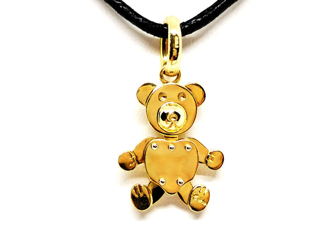 Pendentif Pomellato Pendentif Ouson Orsetto Or jaune 58 Facettes 1132922CN