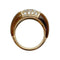 Bague 51 Bague Van Cleef et Arpels "Philippine" en or jaune, oeil de tigre et diamants. 58 Facettes 30045