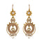 Boucles d'oreilles Boucles d'oreilles anciennes or rose perles fines 58 Facettes 19-577