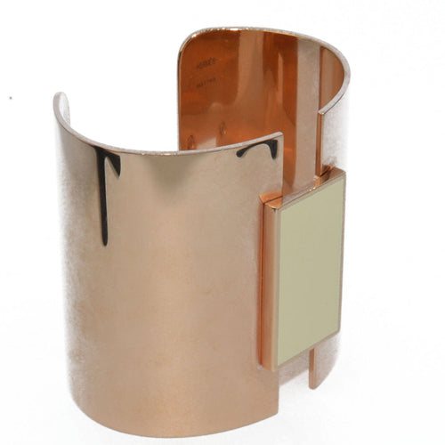 Bracelet Large manchette doré de la maison Hermès 58 Facettes