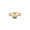 Bague 52 Bague Aigue marine & diamants 58 Facettes