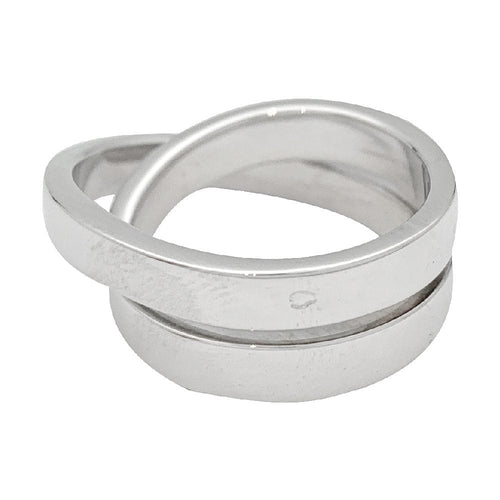 Bague 50 Bague Cartier, "Nouvelle Vague", or blanc. 58 Facettes 29912